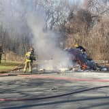 Garbage Truck Dumps Flaming Trash: South Windsor Fire Caused By Flammable Item