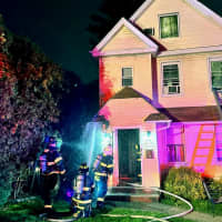 Exterior Fire Enters Hasbrouck Heights Home