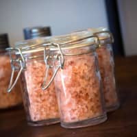 <p>Pink Himalayan salt is used at the Salt Cave in Darien.</p>