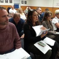 <p>A crowd of people assembled at the Emerson Borough Council meeting, many in favor of an ordinance that would ban the sale of puppy mill dogs.</p>