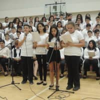 <p>Cliffside Park sixth graders perform in the annual spring concert.</p>