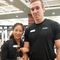 <p>Sonia Haubner and Mark Mackey, two staffers at Life Time Athletic in Montvale, help people train at maximum efficiency levels.</p>