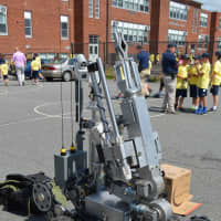 <p>The $600,000 large robot used by the county bomb squad.</p>