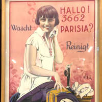 <p>Among the many Art Deco era posters that will be featured in the June auction is “Parisia.”</p>