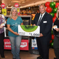 <p>From left: Amy Brennan, Stop &amp; Shop Front End Operations Specialist; Krista Jones, Founder and Executive Director of Sparrow’s Nest; Mike Feerick, Store Manager of the Poughkeepsie Stop &amp; Shop; and Diana Fritz, Stop &amp; Stop District Director</p>