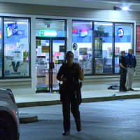 <p>Police investigated an overnight shooting at a Wallkill gas station.</p>