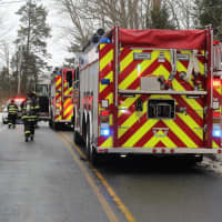 <p>A house fire broke out near the intersection of Bullet Hole Road and Varna Lane in Carmel.</p>