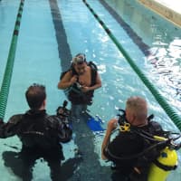 <p>The Norwalk Police Dive Unit worked with students from Pathway Academy.</p>