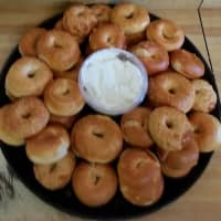 <p>The Bagel Shoppe in Red Hook does catering.</p>
