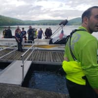 <p>First responders who searched for the missing man.</p>