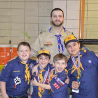<p>Saddle Brook Scouts celebrate their Blue &amp; Gold banquet.</p>
