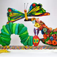 <p>A cake inspired the Hungry Caterpillar book.</p>