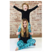 <p>Nicole Lidestri with another young cheerleader pose for a photo for XX.</p>