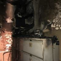 <p>The fire was contained to an office area</p>