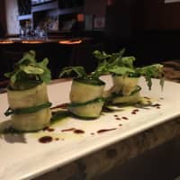 <p>Zucchini rolls at Trevi Ristorante in Harrison.</p>