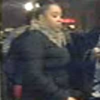 <p>One of the photos released by state police and published by Daily Voice, showing the woman that assaulted a hearing impaired 10-year-old child with a shopping cart at Walmart in Cortlandt Manor.</p>