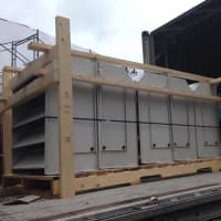 <p>The new New Rochelle HVAC unit for the pool.</p>