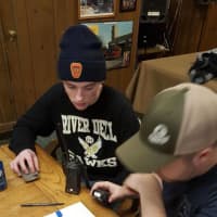 <p>Oradell firefighters practiced communication skills by building with legos.</p>