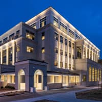 <p>RSC Architects worked with Bergen County to create a modern six-story, 130,000-square-foot government building at Two Bergen County Plaza that also complements its historic surroundings.</p>