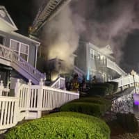<p>Fire crews battled a two-alarm blaze at The View on Nob Hill in Elmsford overnight.</p>
