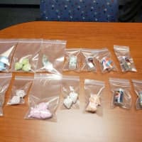 <p>New York State Police troopers arrested a man with a host of drugs after a brief struggle.</p>