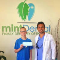 <p>Mint Dental&#x27;s Dr. Shah donated to Praschil&#x27;s Eagle Scout project.</p>