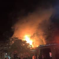 <p>It took firefighters four hours to extinguish the blaze. </p>