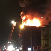 <p>Eight-alarm blaze drew various fire compaies.</p>