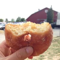 <p>Demarest Farms&#x27; cinnamon sugar doughnut.</p>