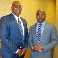 <p>New Rochelle High School Principal Reggie Richardson and City Councilman Jared Rice, who has been at the forefront of the city&#x27;s &quot;My Brother&#x27;s Keeper&quot; initiative.</p>