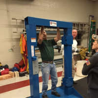<p>The state-of-the art forcible entry door system funded by the grant.</p>
