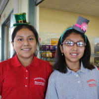 <p>Peekskill Middle School students celebrate Spirit Week with crazy hats. </p>