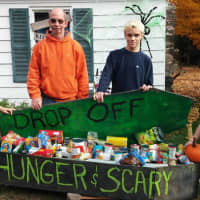 <p>The Ackerson Family collected a coffin-full of nonperishable goods for the Pushie Family to bring to a local pantry.</p>