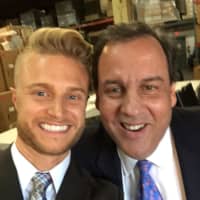 <p>Booth Movers Vice President/Managing Partner Adam Padla grabbed a selfie with Christie.</p>