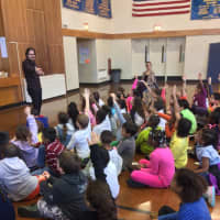 <p>Book authors Steve Metzger and Dave Roman visited Daniel Webster Elementary School in New Rochelle this week to share how they write and illustrate their books and to answer student questions. </p>