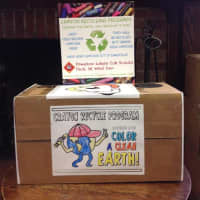<p>Crayon collection boxes have been set up throughout Pompton Lakes. </p>