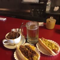 <p>A combo meal at Rutt&#x27;s Hut. The chili comes as a side dish only.</p>