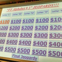 <p>The game board for Oradell Fire Department&#x27;s training quiz looks very similar to what is seen on the popular TV show &quot;Jeopardy.&quot;</p>