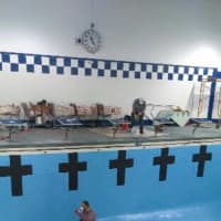 <p>New Rochelle YMCA officials have finished the first coat of paint at the pool, and just one more coat this week stands between it and water.</p>