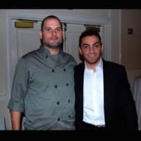 <p>Chef Anthony DeVanzo, left, and Marcelo Gambarato.</p>