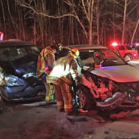 <p>The Brewster Fire Department and EMS crews responded to a three-car accident on Thursday.</p>