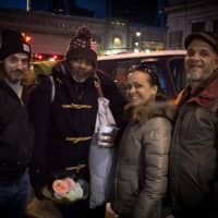 <p>Members of NJ Food &amp; Clothing Rescue and Milagos Angels.</p>