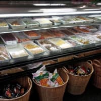 <p>Chez Cheese&#x27;s cold selection</p>