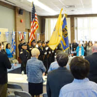 <p>Bergen County Clerk John Hogan was in Fort Lee on March 25 to attend the Hellenic Civic Club&#x27;s flag raising ceremony.</p>