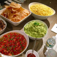 <p>Chips, salsa and guac at Salsa Metsuyan.</p>