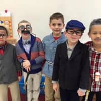 <p>Elmwood Park students dressed as old-timers for their 100th day of school.</p>