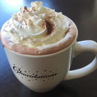 <p>Hot chocolate from Chocolations.</p>