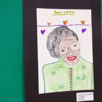 <p>This portrait of Rosa Parks was among works on display.</p>