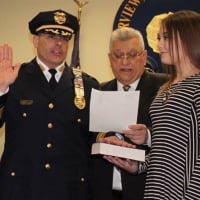 <p>Kahn thanked the mayor and council &quot;for trusting me in this position to do the duties that I&#x27;ve sworn to uphold.&quot;</p>