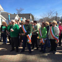 <p>Marchers and honorees prepare to step off for the St. Patrick&#x27;s Day Parade in New Fairfield.</p>